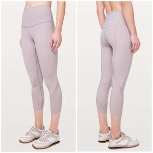 Lululemon Wunder Under Crop Roll Down Scallop Full-On Luxtreme 24”